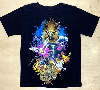 Harry Potter Patronus T-Shirt Black XS Kids Wizarding World Universal Studios - Image 1 of 4