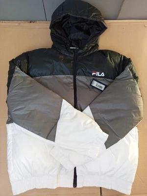 Fila Tatum Mens Jacket Gry/BLK Size Medium - Image 1 of 4