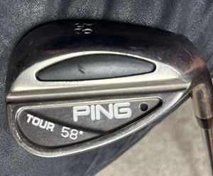 PING TOUR Lob Wedge 58° Black Dot, True Temper Steel Shaft Men's Right Hand - Picture 1 of 9
