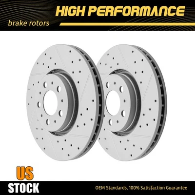 Rotores de freno de disco perforados delanteros de 316 mm para Volvo 2003-2014 XC90 2008 2009 S60 Foto 1 de 4