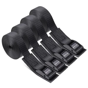 Masterwise Cam Buckle Tie Down Straps, 1" x 12' Adjustable Pull Straps with C... - Picture 1 of 6