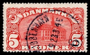 DINAMARCA 1915 SC #135, EN MUY BUEN ESTADO Perf-14x14,5 con CDS legible cv $175,00 *Sellos de la bahía* - Imagen 1 de 2