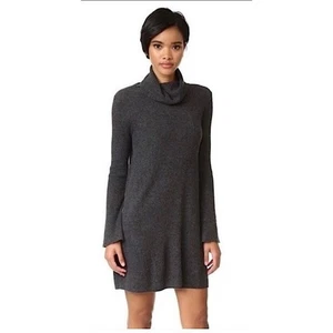 Madewell Glockenärmel Rollkragen Pullover-Kleid grau | XS - Bild 1 von 7