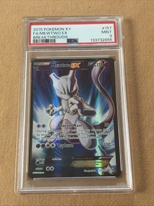 Pokémon Mewtwo EX 157/162 XY Breakthrough PSA 9 Mint - Picture 1 of 2