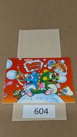 Bubble Bobble - Nintendo NES- Manual Only **NO GAME