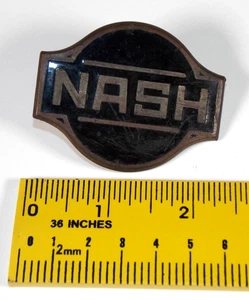 Rare 1926-1928 Nash Automobile Radiator Emblem Brass Car Hood Badge Logo USA - Picture 1 of 4