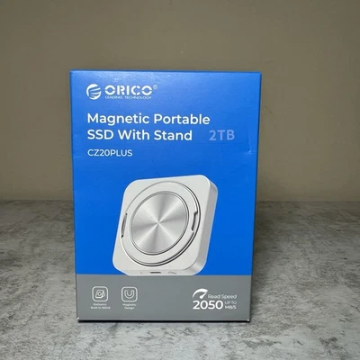 SSD portátil magnético Orico con soporte 2 TB CZ20PLUS 2050 MB/s Foto 1 de 4