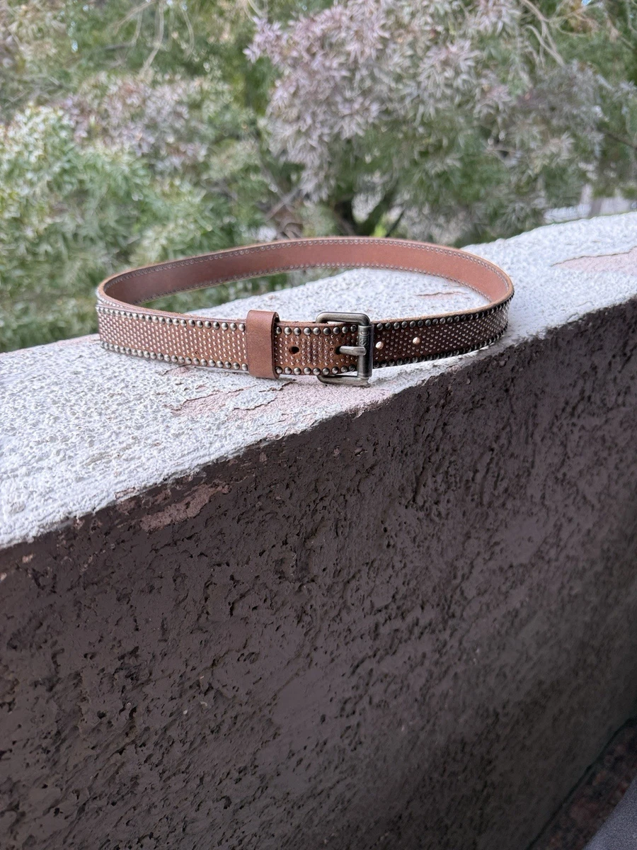 Diesel Leather Studded Belts for Men for sale | eBay
