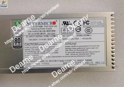 Módulo de alimentación Ultra Micro PWS-920P-SQ 920W usado 1 pieza Foto 1 de 4