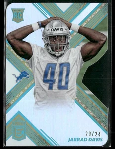 2017 Donruss Elite #143 Jarrad Davis Aspirations Die Cut #/24 - Picture 1 of 2