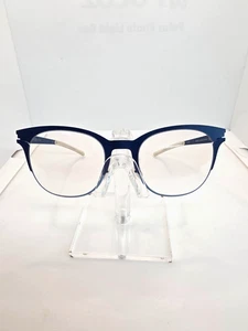 New!! Mykita "Patti" two tone Blue Glasses Handmade in Germany 55-16-140 - Picture 1 of 4