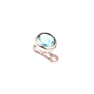 G23 Titanium Multisize Dermal Anchor Top Screw Stud Internal Thread Piercing 14G Foto 1 de 4