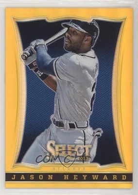 2013 Panini Select Gold Prizm /25 Jason Heyward #93 - Image 1 of 2