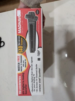 Magnavox DTV Digital To Analog TV Converter TB110MW9 Brand New In Box W/ Remote - Image 1 of 3