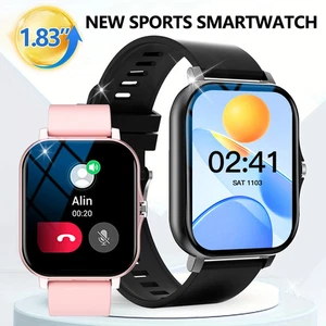Outdoor Smartwatch – Bluetooth Anrufe Fitness Uhr Herren Damen Sport Uhr - Bild 1 von 14