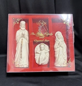Lenox "The Holy Family & Crystal Star" Nativity Set China Jewels Collection (C) - Picture 1 of 22