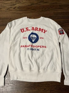 Champion Reverse Weave US Army Sweatshirt Herren Small Grafik Logo Fallschirmjäger - Bild 1 von 6