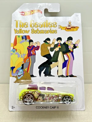 Hot Wheels Retro Nuevo de Lote Antiguo 2016 Beatles Amarillo Submarino Cockney Cab II Coche 2/6 Foto 1 de 4
