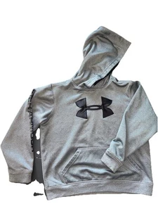 Under Armour Loose Boys Gray Athletic Hoodie Size Youth Medium - Picture 1 of 7