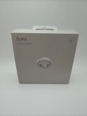 NEW(OpenBox) - Oura Ring Gen 4 -Size 9- Ceramic (Cloud) - Image 1 of 3