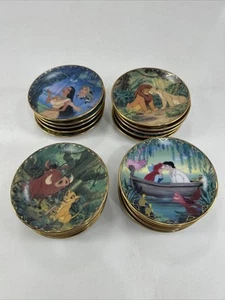 Bradford Exchange Disney Obra Maestra Mini Plato Colección Completa Lote de 20 - Imagen 1 de 9