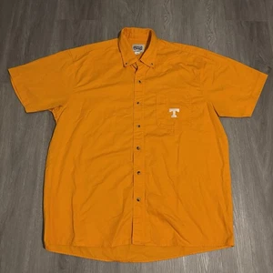 Tennessee Volunteers Shirt Men’s XXL Button Down Gameday Orange Short Sleeve - Picture 1 of 9