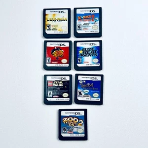 Nintendo DS Game Lot - Lux-Pain, Worms 2, LEGO Star Wars, Elite Beat Agents + 3 - Picture 1 of 2
