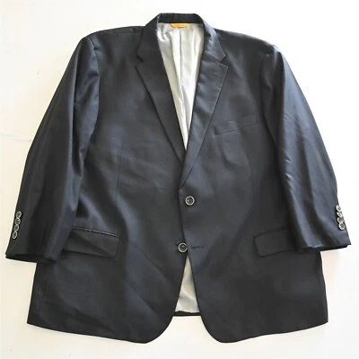 Blazer masculino Hickey Freeman 50R viajante azul marinho feito nos EUA jaqueta casaco esportivo - Imagem 1 de 4