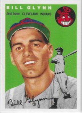 BILL GLYNN CLEVELAND INDIANS 1994 TOPPS ARCHIVES BASEBALL CARD (1954 SERIES)