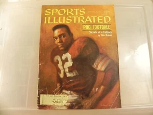 Sports Illustrated 26 settembre 1960 Jim Brown prima copertina - Foto 1 di 2