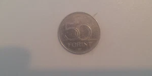 50 FORINT 15 YEAR OLD CHILD RESCUE SERVICE ANNIVERSARY COIN - Picture 1 of 2