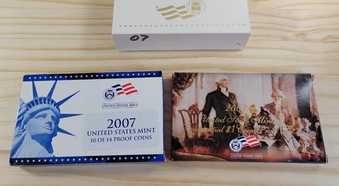 2007-S United States Mint Proof Sets 14 Coins San Francisco Cover