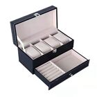 4 Grid Jewelry Packaging Storage Jewelry Box Watch Box Rings Displays Case