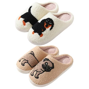 Womens Cartoon Slippers Warm Cozy Plush Cute Animal Slippers Cartoon - Picture 1 of 11
