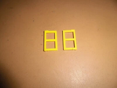 Lego 2x Fenster Einsatz Lade 1x2x3 Gitter 28961 gelb ege27 - Bild 1 von 2