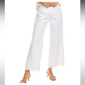 FRAME Denim White Modern Relaxed Straight Jean - Picture 1 of 8