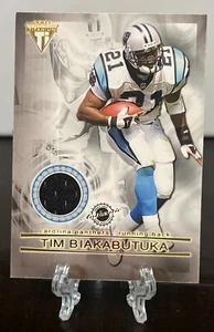 2001 Private Stock Titanium Dual Game-used Jersey Tim Biakabutuka William Floyd - Foto 1 di 2