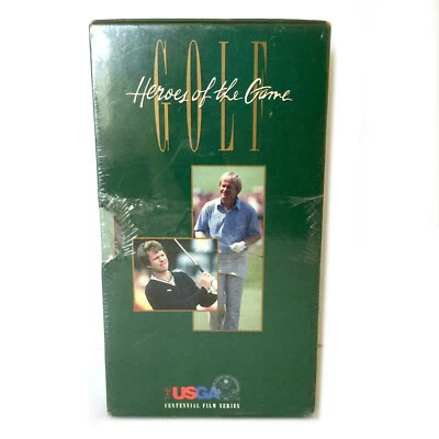 Vintage Golf's Greatest Legends and Heroes VHS 3 Tape Lot USGA New Sealed - Image 1 of 4