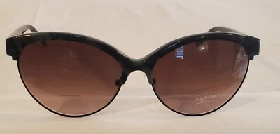 Nuevas gafas de sol Vera Wang Letti OC 56-16-135 para mujer tortuga Swarovski ojo de gato Foto 1 de 4
