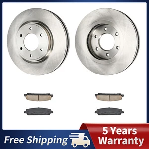 349.7mm Front Disc Brake Rotors and Ceramic Pads Kit for Nissan TITAN Armada - Foto 1 di 14