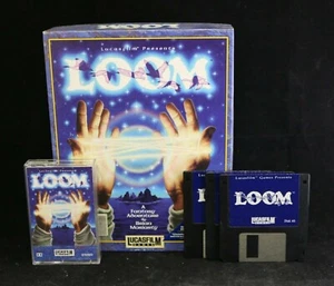 Loom (Lucasfilm Games, 1990) gioco vintage Big Box per Macintosh con cassetta - Foto 1 di 12
