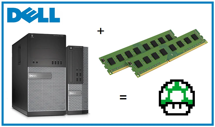16GB -2x8GB Memory RAM Upgrade for Dell OptiPlex 7020 SFF & MINI TOWER PC - Image 1 of 1