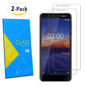 Per Nokia 3.1 5.2 " 2018 - 2-Pack Temprato Occhiali Protezione Dello Schermo - Foto 1 di 3