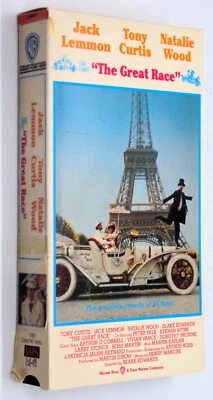 THE GREAT RACE VHS Wacky 1900s New York To Paris Car Race Blake Edwards 1965 NR - Image 1 of 4