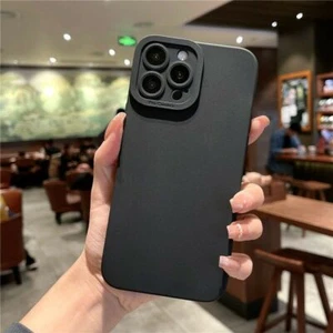 Silicone Case For iPhone 11 12 13 Pro 14 Pro Max X XR 7 8 Plus SE Lens Cover - Picture 1 of 17