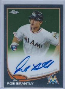 2013 Topps Chrome Rob Brantly Autographed Card #27 - Florida Marlins - Picture 1 of 1