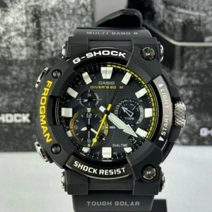 CASIO G-SHOCK MASTER OF G ANALOGUE FROGMAN GWF-A1000-1 Black - Picture 1 of 9