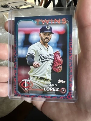 2024 Topps Series 2 Pablo Lopez Team Color Twins #651 - Image 1 of 2