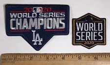 Lot Of 2 Los Angeles LA Dodgers Patch MLB Baseball 2020 World Series Champions