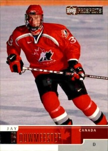 1999-00 UD Prospects #74 Jay Bouwmeester Team Canada